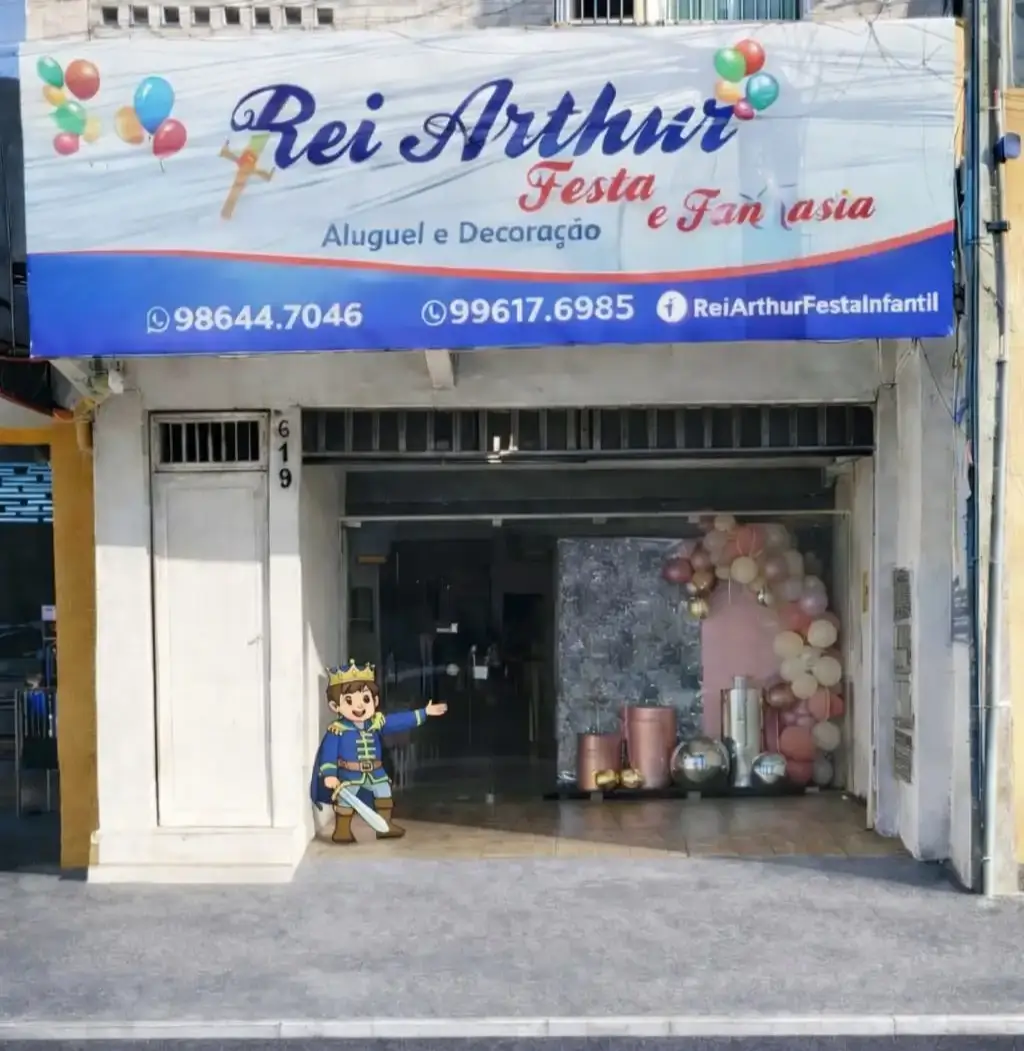 Fachada loja Rei Arthur